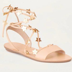 Loeffler Randall Starla Ankle Wrap Sandal Wheat 6